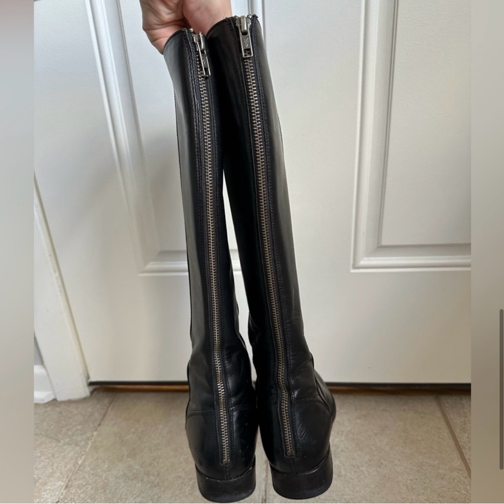 Frye Melissa Stud Back Zip Riding Boot - Picture 2 of 10